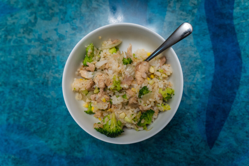 #1 Fried Rice with Chicken and Stuff